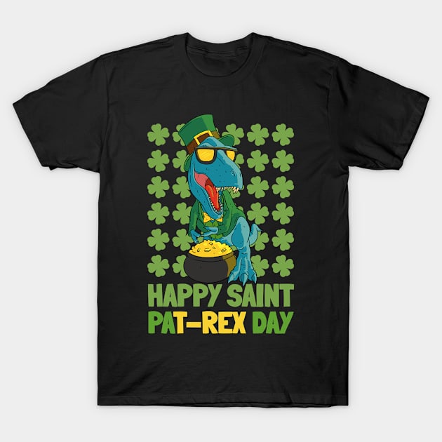 Dinosaur T-Rex Dino St. Patty's Day St. Patricks Day T-Shirt by tobzz